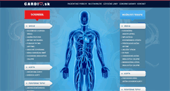 Desktop Screenshot of cardio.sk