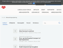 Tablet Screenshot of nbv.cardio.dk